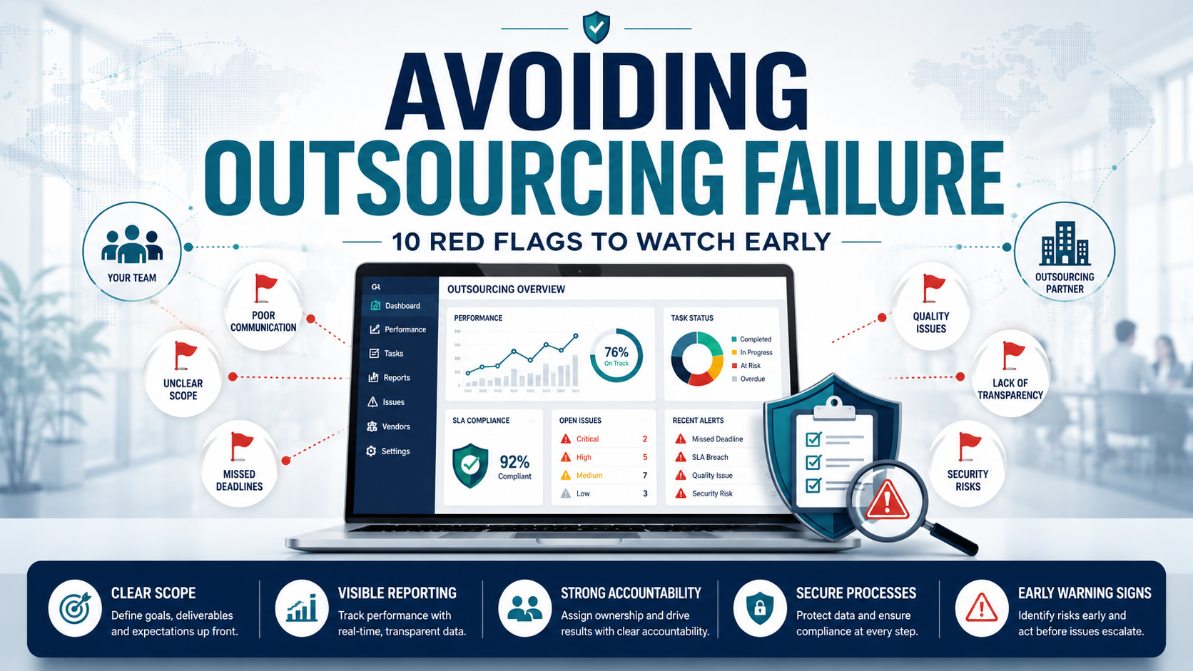 Avoiding Outsourcing Failure: 10 Red Flags to Watch Early
